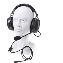 Load image into Gallery viewer, TECHOMAN Baofeng BF-5C Headphone / Earmuffs with Noise Cancelling Microphone Communication Radio Accessories BAOFENG   
