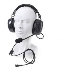Load image into Gallery viewer, TECHOMAN Headphone / Earmuffs with Noise Cancelling Microphone - Motorola 2-pin Communication Radio Accessories BAOFENG   
