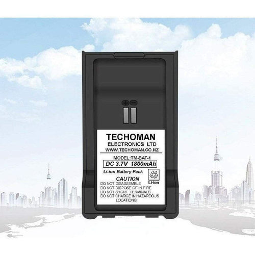 TECHOMAN TM-9C 1800 mAh Lithium-ion Battery Pack Communication Radio Accessories TECHOMAN   