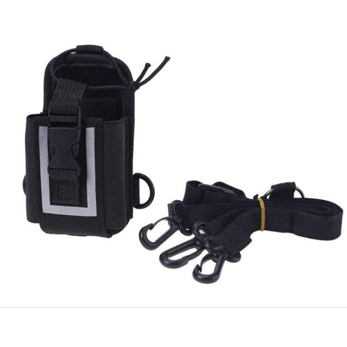 Nylon Belt / Carry Case with Reflective Strip Cover for Walkie Talkie Radios  TECHOMAN   