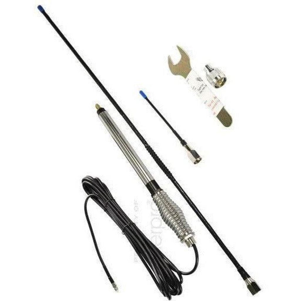 AERPRO CBA36F1L 3dBi / 6dBi 477MHz Silver Elevated Feed UHF Antenna Kit Antenna Mobile AERPRO   