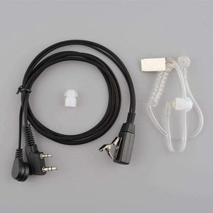2x Baofeng Acoustic 2-Pin Headset Earpiece / Microphones for Baofeng Radios Baofeng Accessories TECHOMAN   