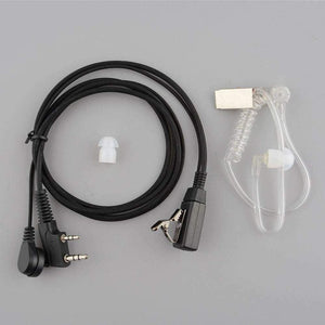 TECHOMAN TM-9C Acoustic 2-Pin Headset Earpiece / Microphone Communication Radio Accessories TECHOMAN   