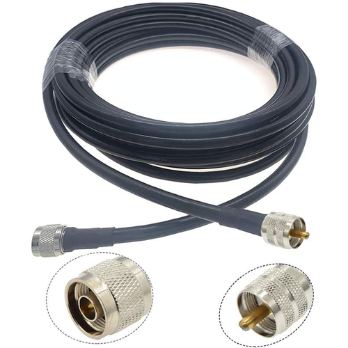 TECHOMAN CFD400 RF Cable Similar to LMR400 Better than RG-8 & RG-213 - 1 Metre Antenna Patch Cables TECHOMAN   
