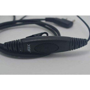 TECHOMAN 2-Pin Tactical Earphone / Boom Microphone for Baofeng, Kenwood & Unicom Radios Baofeng Accessories TECHOMAN   