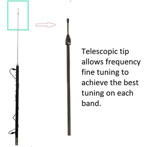TECHOMAN HF Mobile Vertical Antenna  3 to 50MHz  TM-HF-3 Antenna Mobile TECHOMAN   