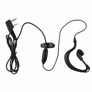 2x Baofeng 2-Pin Headset Earpiece / Microphones for Baofeng Radios Baofeng Accessories TECHOMAN   