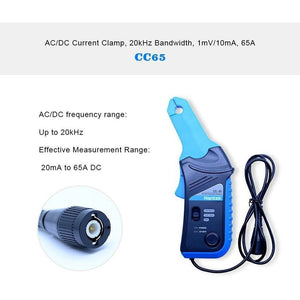 CLEARANCE - HANTEK Oscilloscope 65 Amp AC or DC Current Clamp for Diagnostics CC-65 Oscilloscope USB HANTEK   