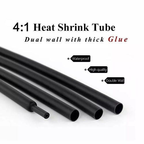 TECHOMAN Heatshrink Tubing with Glue Lining 4:1 - 8mm Diameter 1.22 Metres Antenna Patch Cables TECHOMAN   