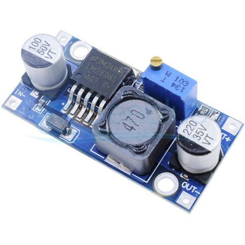 TECHOMAN Small Size DC-DC Step Down Power Supply Module 3A Adjustable Electronics TECHOMAN   