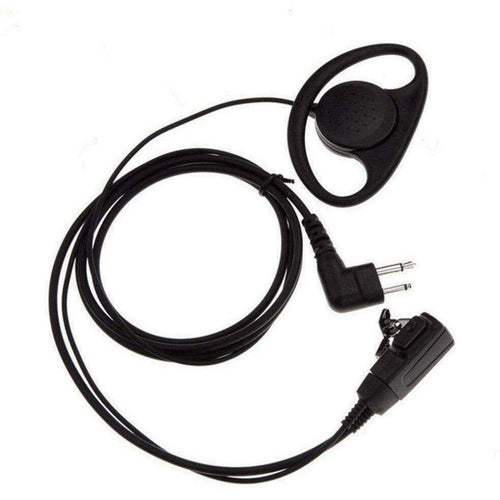 D Shape Earpiece / Microphone for Motorola Radios Communication Radio Accessories TECHOMAN   