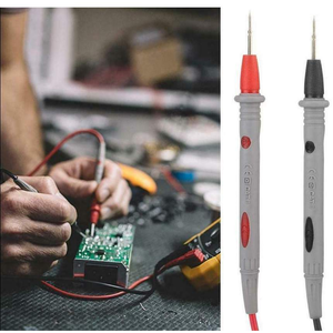 TECHOMAN 1 Pair Multimeter Probe Test Leads Needle Tips Electronics Test Assessories TECHOMAN   