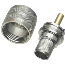 Load image into Gallery viewer, TECHOMAN PL259 Male Crimp Plug for RG-8 LMR400 SLMR400 Coaxial Cable  TECHOMAN   
