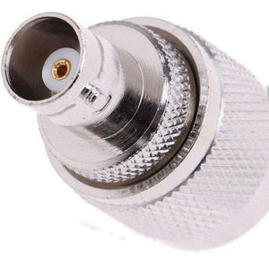 PL259 Male Plug to BNC Female Socket Joiner / Connector / Adaptor RF Adapter TECHOMAN   