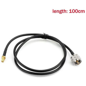 TECHOMAN Antenna Patch Cable with PL259 and SMA Female for Radio - 1 Metre Cable Antenna Patch Cables TECHOMAN   