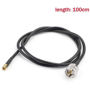 TECHOMAN Antenna Patch Cable with PL259 and SMA Male for Radio - 1 Metre Cable Antenna Patch Cables TECHOMAN   