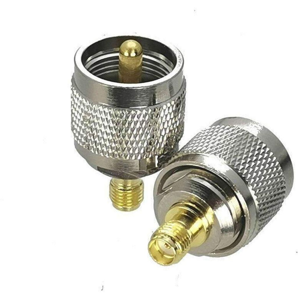 PL259 Male Plug to SMA Female Socket Joiner / Connector / Adaptor RF Adapter TECHOMAN   