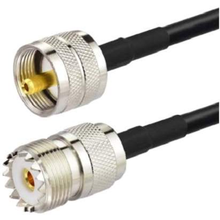 Load image into Gallery viewer, TECHOMAN Antenna / Aerial Patch Cable with PL259 Plug to SO239 - 1 Metre Cable Antenna Patch Cables TECHOMAN   
