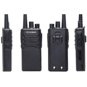 4x TECHOMAN TM-9C 2 WATT UHF PRS CB Walkie Talkies - 16 Channels UHF PRS Hand Helds TECHOMAN   