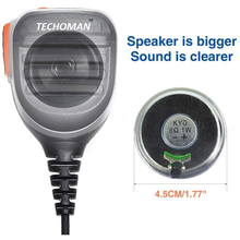 Load image into Gallery viewer, TECHOMAN TM820P Rainproof 2 Pin Microphone Speaker for TM820P Radios Communication Radio Accessories TECHOMAN   
