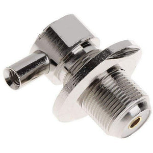 TECHOMAN SO239 Female Right Angle Antenna Base for RG58 Coaxial Cable RF Socket TECHOMAN   