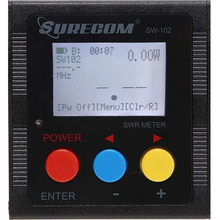 Load image into Gallery viewer, SURECOM VSWR, SWR, Power &amp; Frequency Meter VHF~UHF 125-525mhz with SO239 Sockets Antenna SWR Meter SURECOM   
