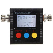 Load image into Gallery viewer, SURECOM VSWR, SWR, Power &amp; Frequency Meter VHF~UHF 125-525mhz with N Sockets Antenna SWR Meter SURECOM   
