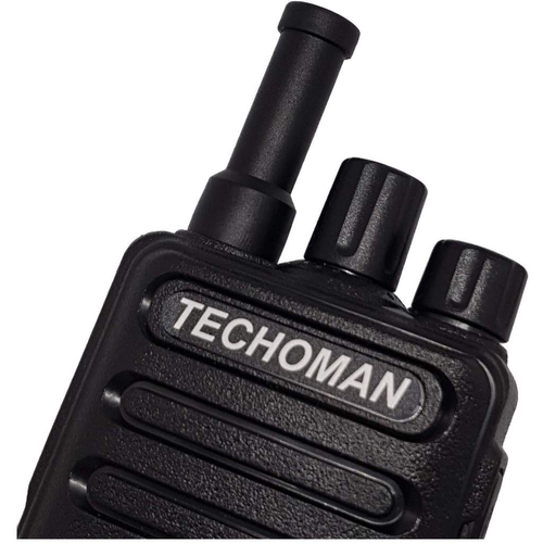 TECHOMAN TM-9C Handheld - Black SMA-F UHF Short Antenna Antenna Handheld TECHOMAN   