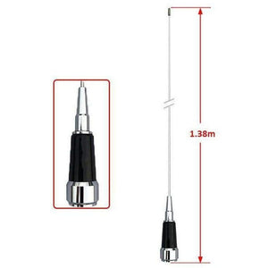 TECHOMAN VHF Stainless Steel  Radio Antenna TM-101U Tuneable Antenna  TECHOMAN   