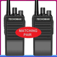 Load image into Gallery viewer, Pair (2x) TECHOMAN TM-9C 2 WATT UHF PRS CB Walkie Talkies - 16 Channels - Premium UHF PRS Hand Helds TECHOMAN   
