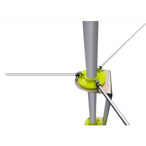 TECHOMAN 26 / 27MHz Base Station 5.5dBi Gain Aluminium Antenna - HF CB BAND + 10M Cable  TECHOMAN   