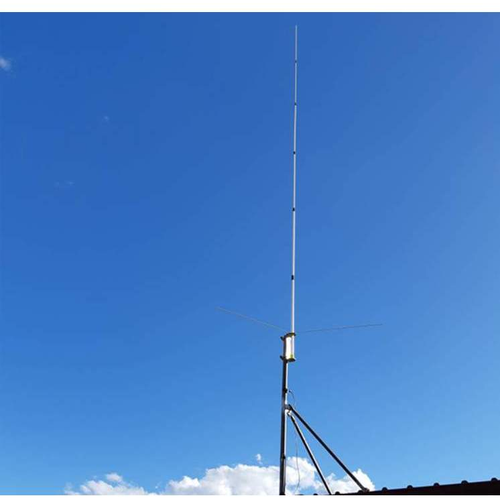 TECHOMAN 26 / 27MHz Base Station 5.5dBi Gain Aluminium Antenna - HF CB BAND + 15M Cable  TECHOMAN   