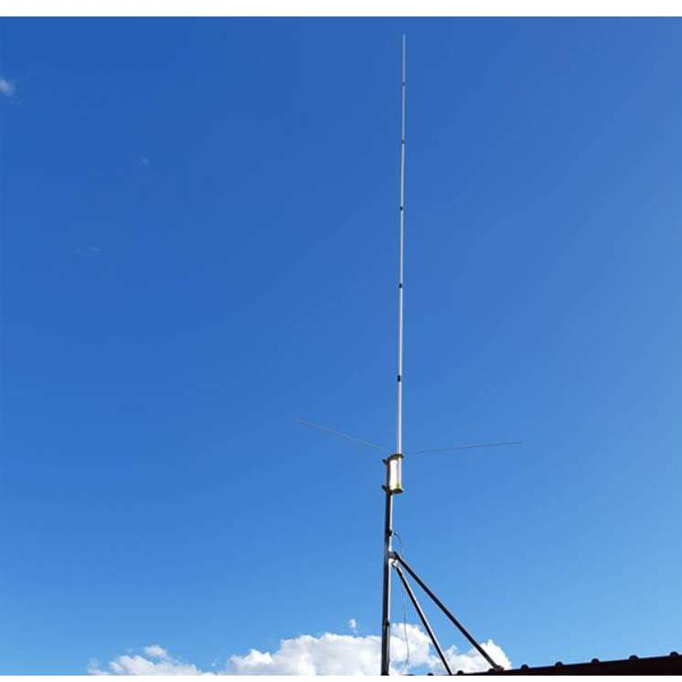 TECHOMAN 50 - 54 MHz Base Station 5.5dBi Gain Aluminium Antenna / Aerial - 6 Metre Band  TECHOMAN   