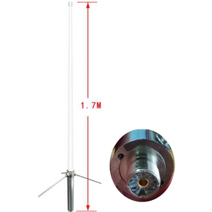 TECHOMAN VHF Base Station Tuneable 136 TO 174 MHz High Gain 3.8dBi Fibreglass Antenna  TECHOMAN   