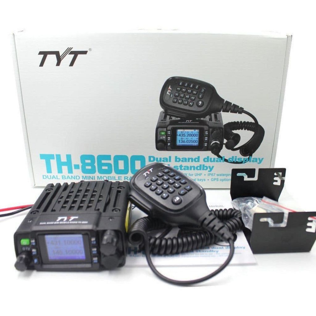 TYT TH-8600 25 Watt Dual Band Mini Amateur Mobile Transceiver – Techoman  Electronics Ltd