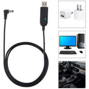 Baofeng USB Charger Cable for Baofeng Radio Charger Cradle 10 Volts with LED Baofeng Charging Cradles TECHOMAN   