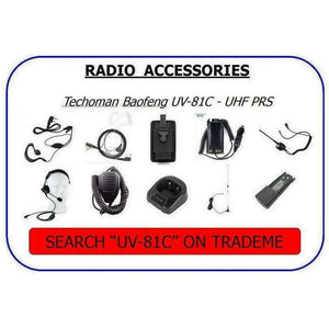 4x Baofeng UV-81C 5 WATT (HIGH POWER) UHF CB Walkie Talkies - 80 Channels + Bonus Kit Baofeng Accessories BAOFENG   
