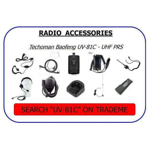 Baofeng UV-81C 5 WATT (HIGH POWER) UHF CB Walkie Talkie - 80 Channels Extra Mic UHF PRS Hand Helds BAOFENG   