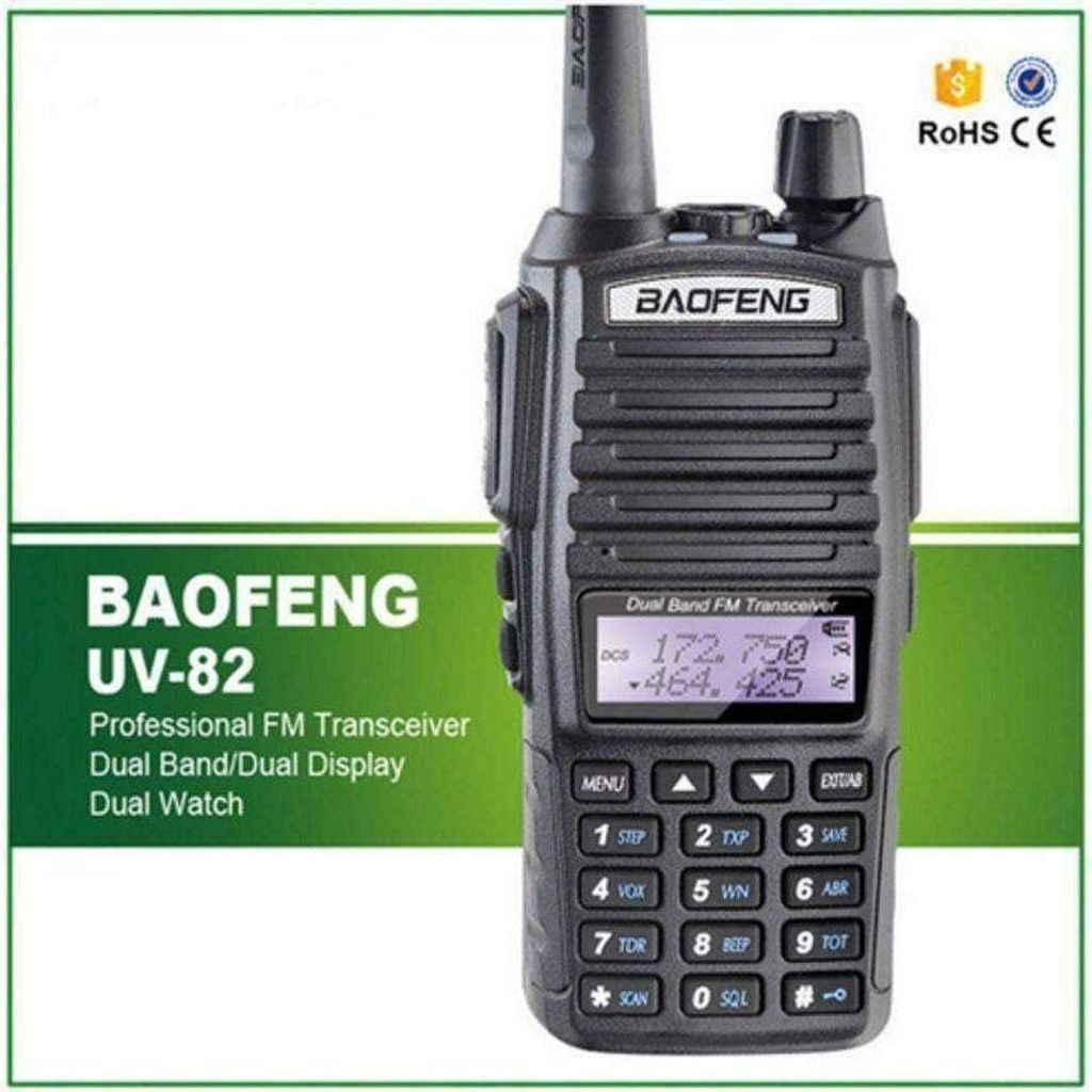 Baofeng UV-82 5W Ham Walkie Talkie Dual VHF  UHF – Techoman Electronics Ltd