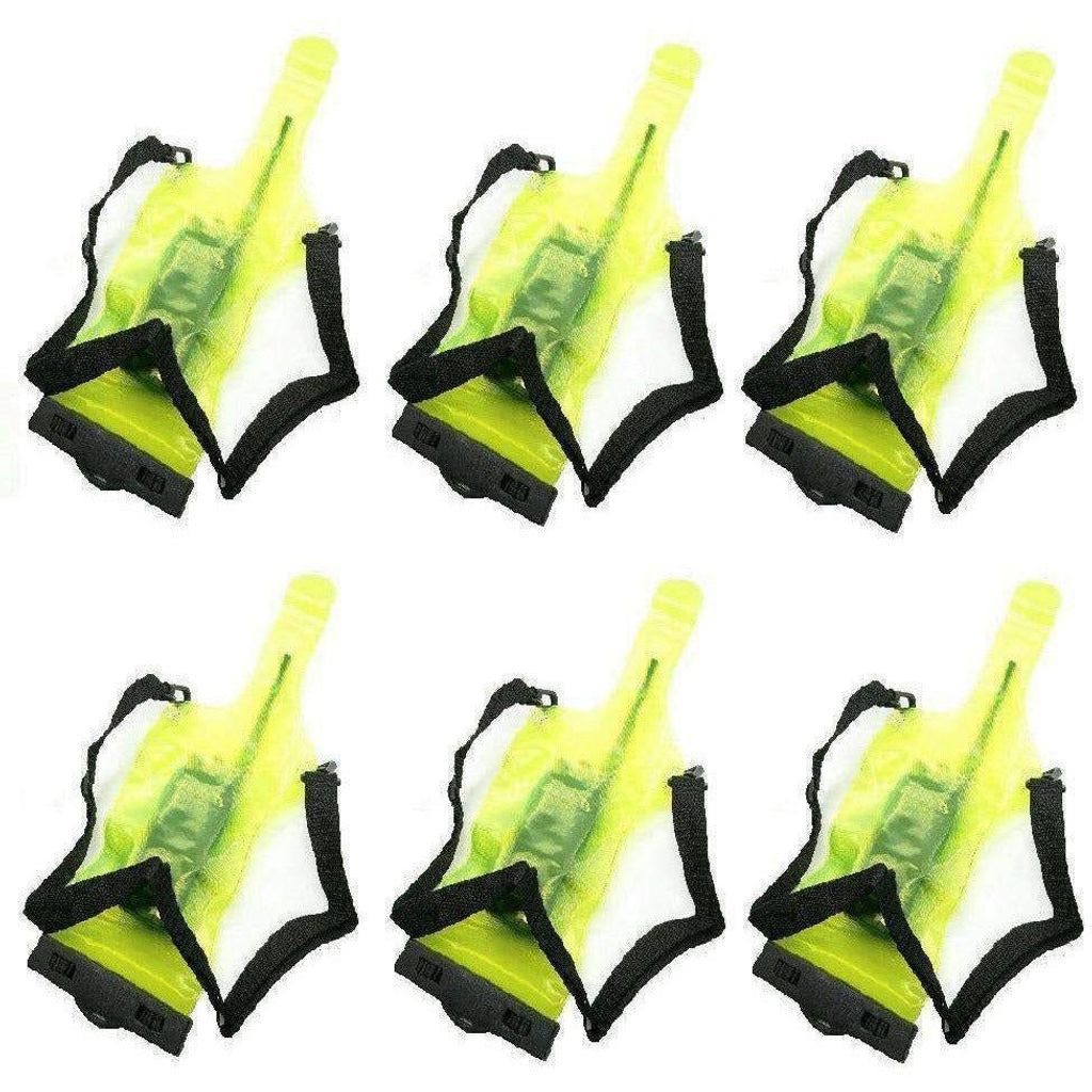 TECHOMAN 6x Waterproof Bag Cover for Handhelds / Walkie Talkies - Fluro Colour Waterproof Bags TECHOMAN   