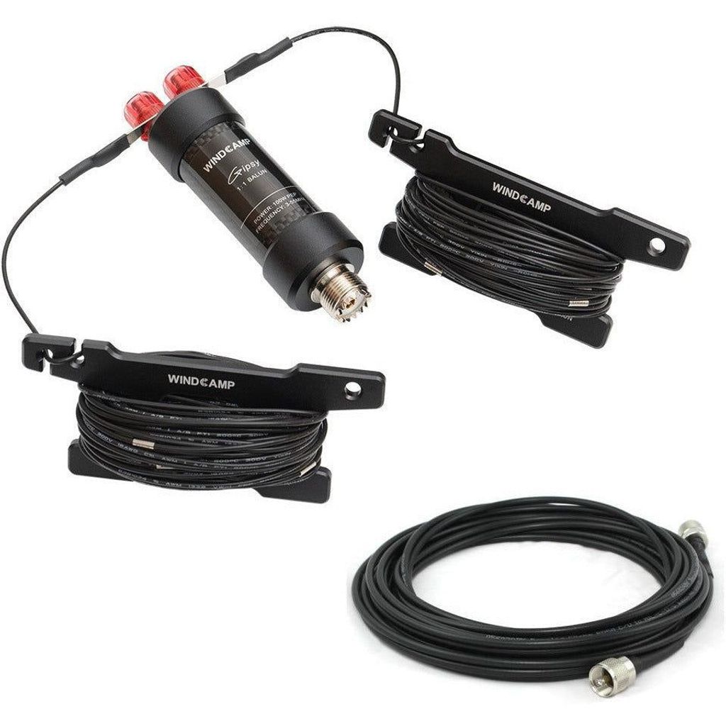 WINDCAMP Gipsy 5-50MHz Coil Dipole HF Short Wave SOTA / POTA Antenna /