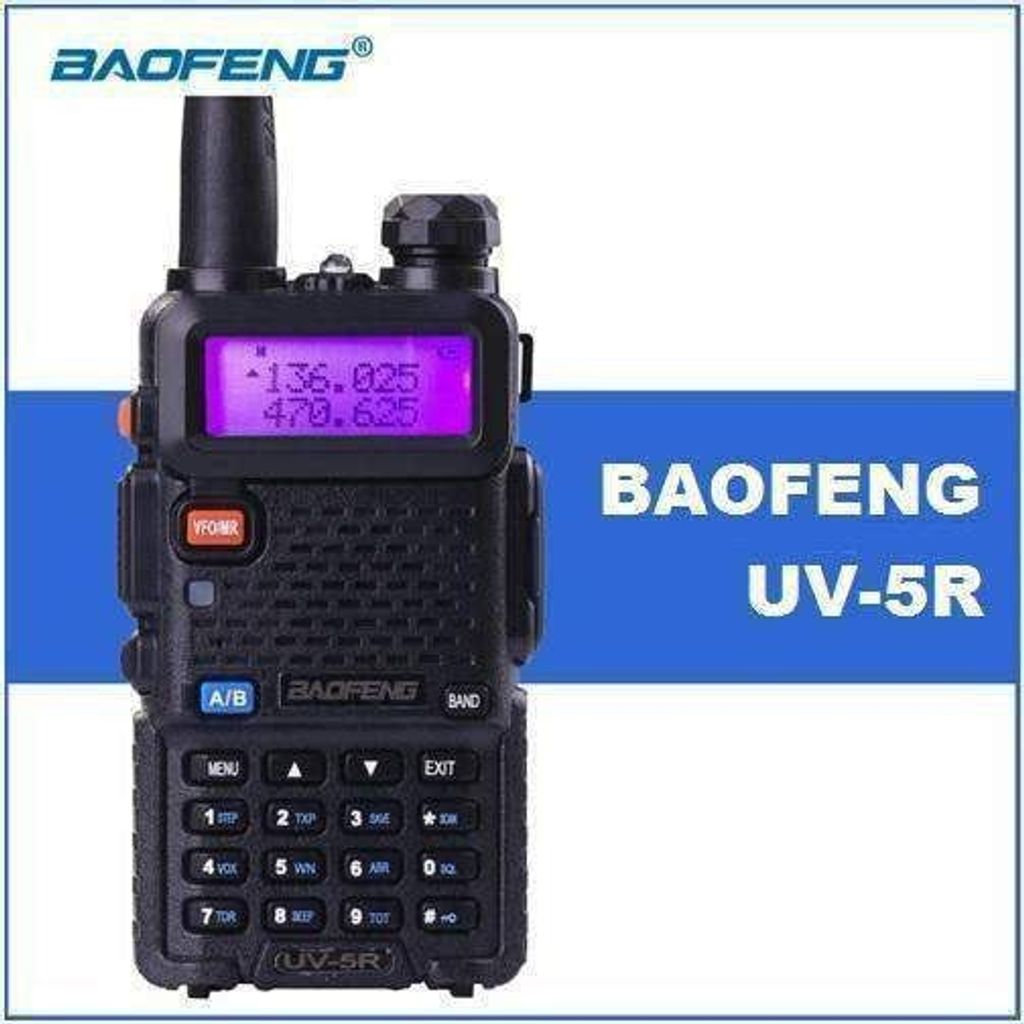 Baofeng UV-5R 5W Ham Walkie Talkie Dual VHF  UHF – Techoman Electronics Ltd
